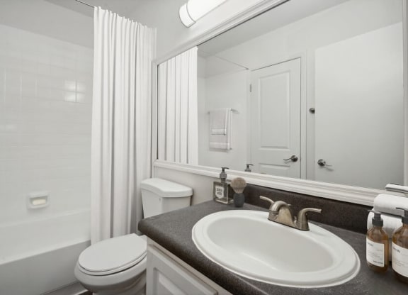 Model bathroom