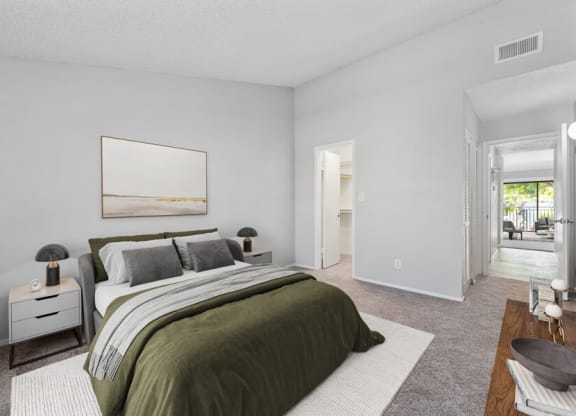 Model apartment bedroom at Verona Park, Arizona, 85210