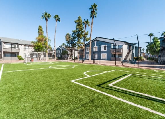 Community soccer field