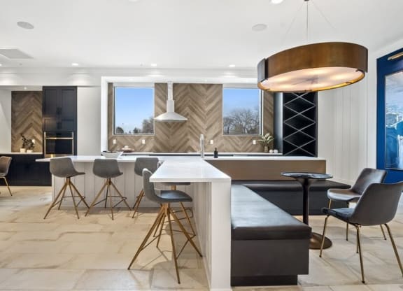 Modern community kitchen area