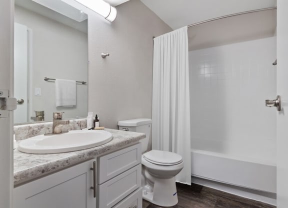 Model bathroom