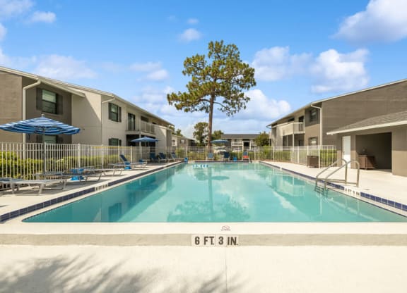 Swimming pool and sun deck