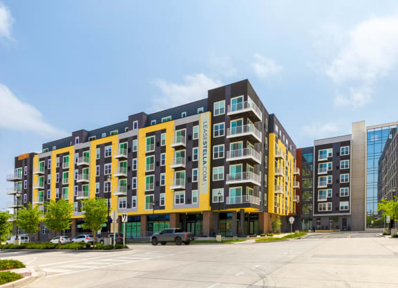 Apartment building exterior