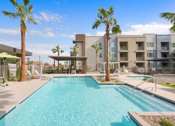 Resort-style pool