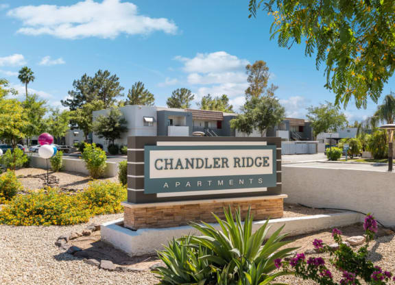 Chandler Ridge apartments entrance sign