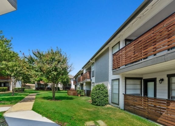 Apartment exterior and landscape
