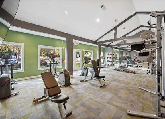 Fitness center with state-of-the-art equipment