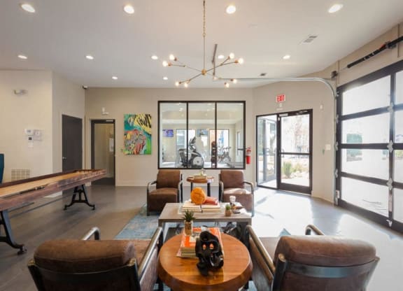Clubhouse sitting area