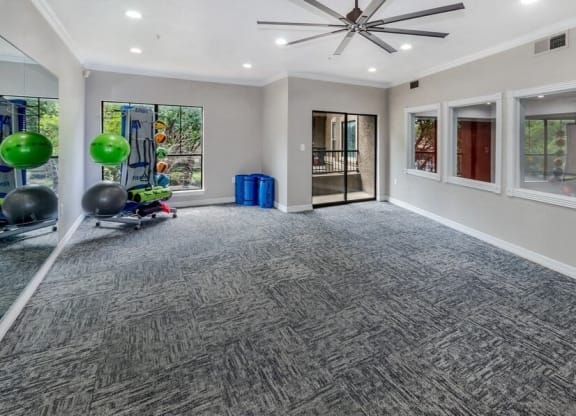Fitness center at Hidden Creek, Lewisville, Texas