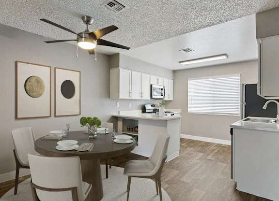 Model dining room
