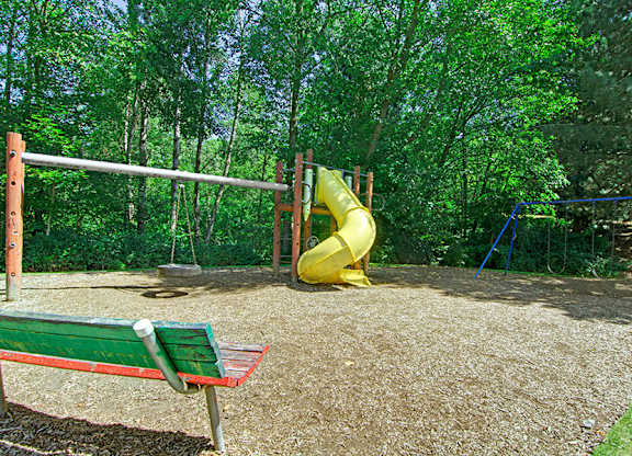 Community Playground at Ridge & Shores Apartments located in Federal Way, WA.