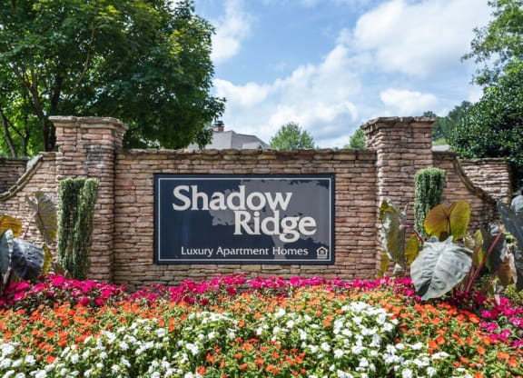 Property sign at entry