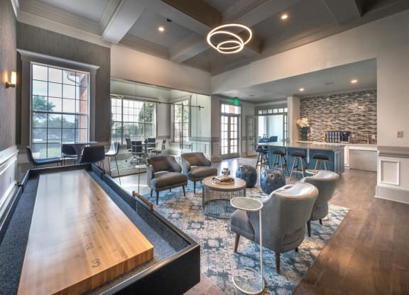 Clubhouse lobby