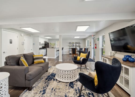 Clubhouse lounge area