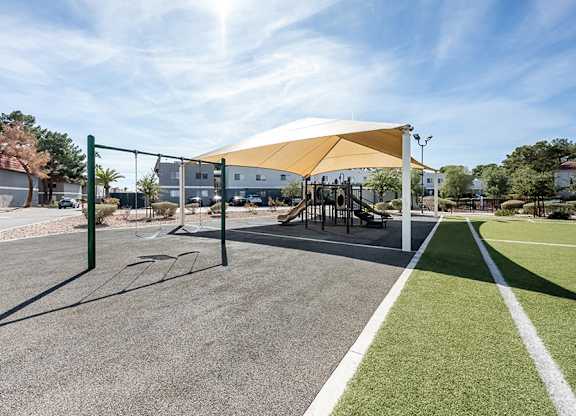 Community Playground at Bridges on Tropicana Apartments located in Las Vegas, Nevada.