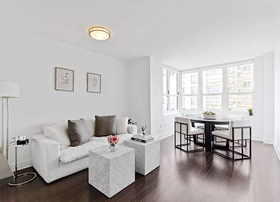 Living room with couch at 65 Bay Street, New Jersey