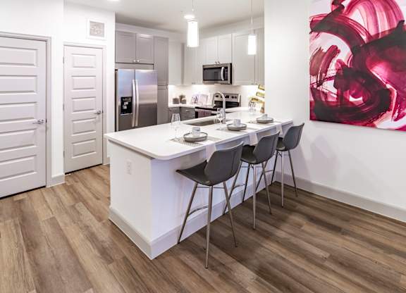 Kitchen at Alys Crossing Apartments, Texas