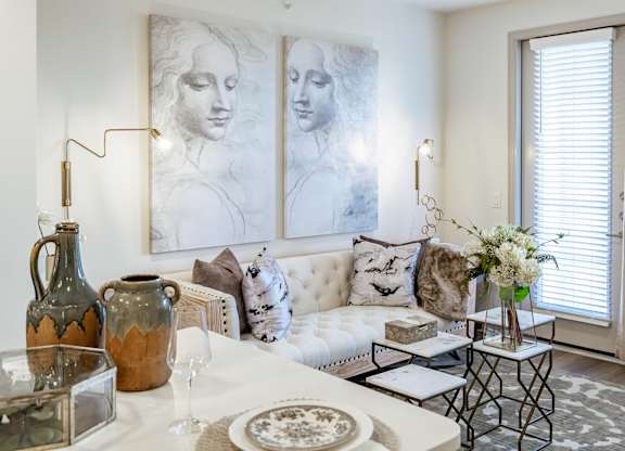 White Couch at Alys Crossing Apartments,Texas 77433