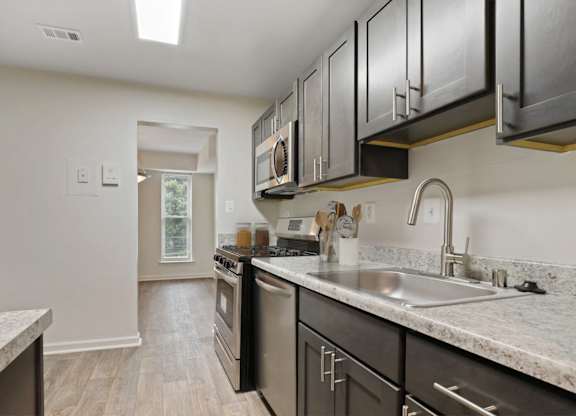 Modern Kitchen With Custom Cabinet at Annapolis Roads, Annapolis, MD, 21403