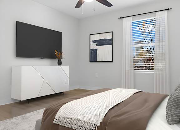 Cozy Bedroom at Arbors at Natchez Trace Apartments, Mississippi, 39157
