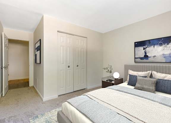 Large Bedroom at Copper and Quarry Village, Pikesville, Maryland