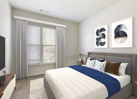 Master Bedroom at The Apartments at Cambridge Court, Rosedale, 21237
