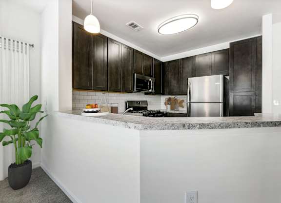 Kitchen Unit at The Apartments at Cambridge Court, Rosedale, MD, 21237