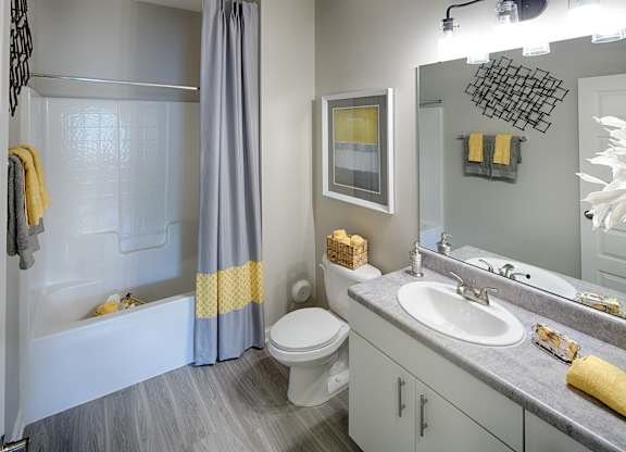Luxurious Bathrooms at Capital Creek at Heritage Apartments, Wake Forest, North Carolina
