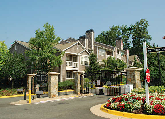 Entrance at The Courts at Fair Oaks, Virginia, 22030