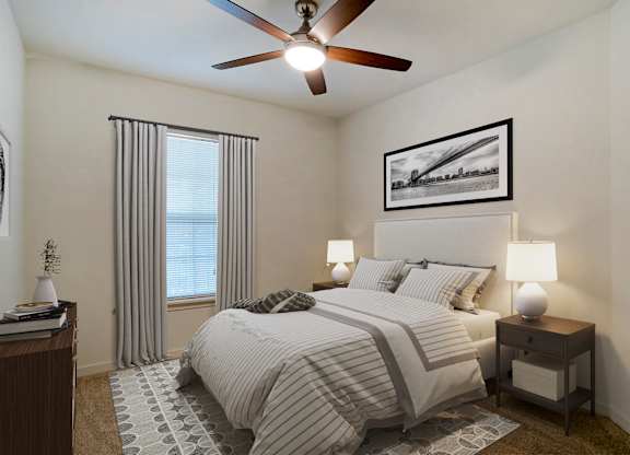 Bedroom  at Crosswinds Apartments, Mississippi, 39208