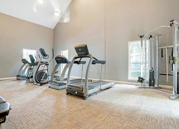 Crosswinds Fitness center at Crosswinds Apartments, Mississippi