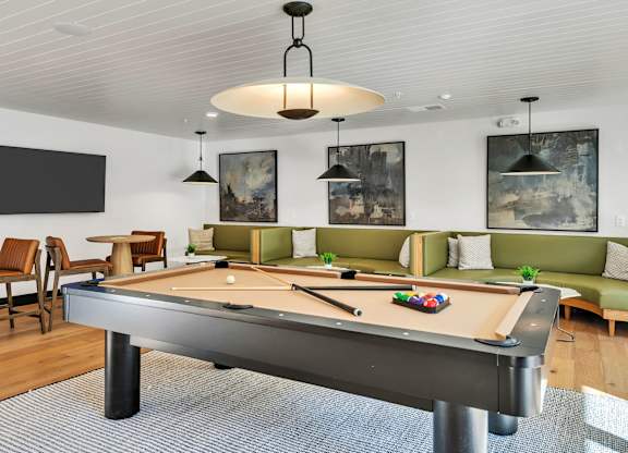 A Pool Table at District 757 Apartments, Norfolk, 23502