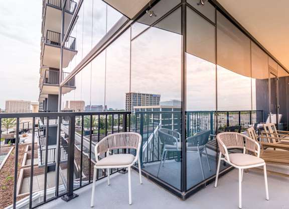 Apartment Balcony at Eastline Residences Apartments, Dallas, TX