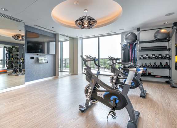 Fitness Center at Eastline Residences Apartments, Dallas