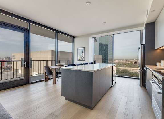 Spacious Kitchen at Eastline Residences Apartments, Dallas, 75206