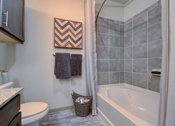 Bathroom with tub at Estraya Westover Hills, Texas