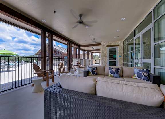 Pool Lounge at Estraya Westover Hills, San Antonio, Texas