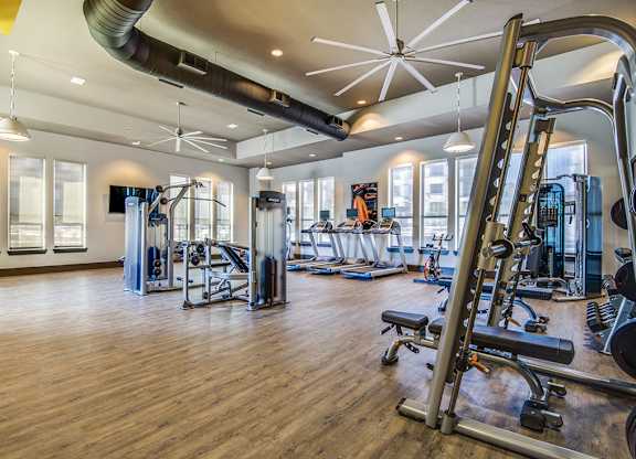 Fitness Center With Updated Equipment at Fifty02 Westover Hills, San Antonio, TX