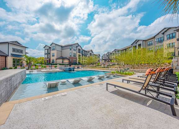 Swimming Pool And Relaxing Area at Fifty02 Westover Hills, San Antonio