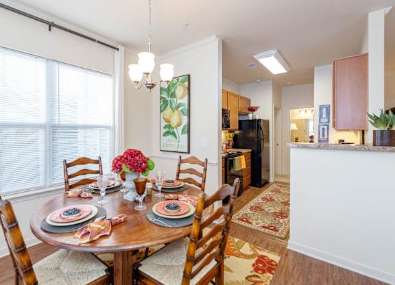 Dining Area at Garden Springs, Chester, Virginia