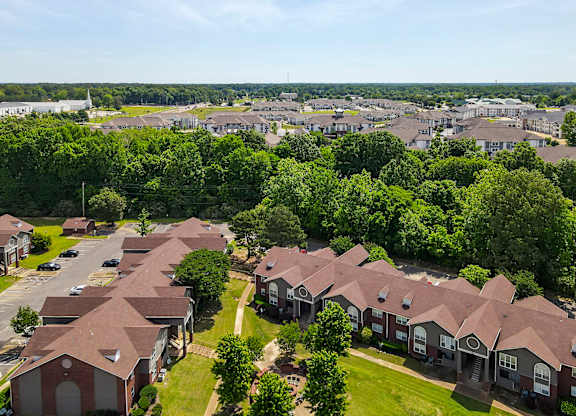 Aerial Community View at The Villas at Germantown, Memphis, TN, 38125