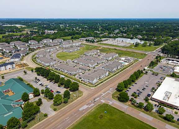 Drone View at The Villas at Germantown, Memphis, 38125