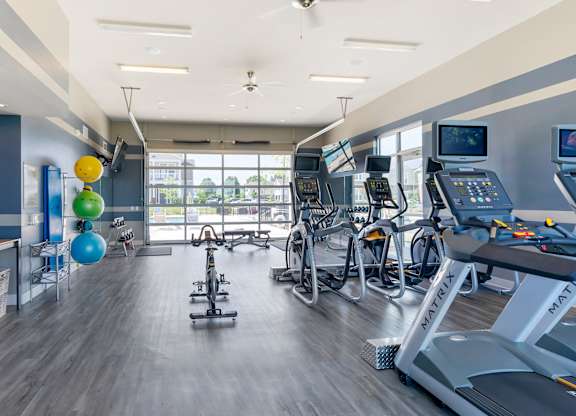 Fitness Studio at The Villas at Germantown, Memphis, TN, 38125