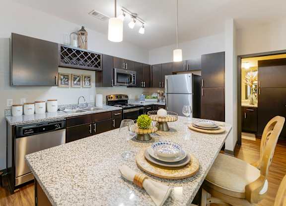 Kitchen at The Villas at Germantown, Memphis, TN
