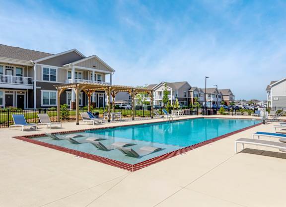 Pool at The Villas at Germantown, Memphis, TN, 38125