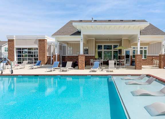 Pool View at The Villas at Germantown, Memphis, TN, 38125