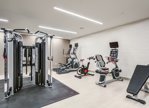 Fitness center 1 at The Glover House, Washington, DC, 20007