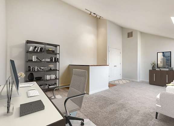 Brightly Decorated office space at The Greens at Columbia, Maryland