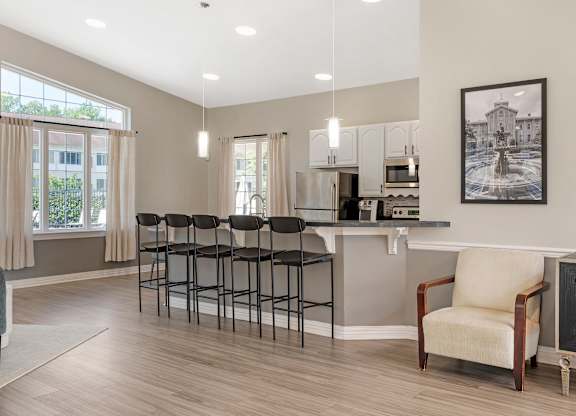 Island Kitchen at The Apartments at Hunters Glen, Frederick, Maryland