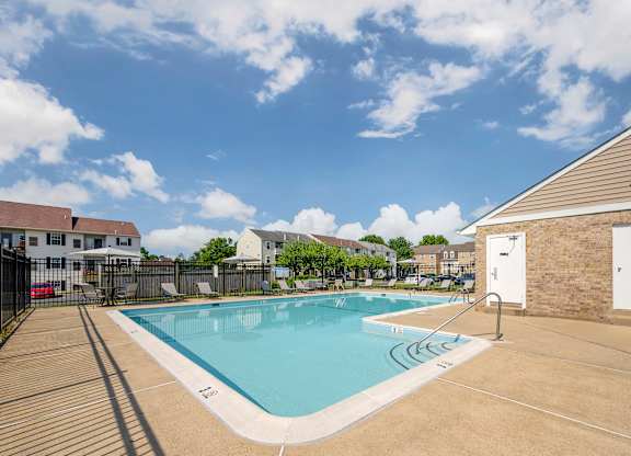 Pool View at The Apartments at Hunters Glen, Maryland